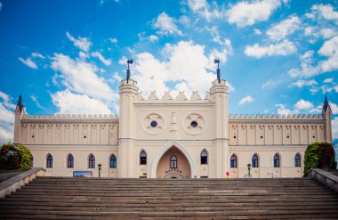 Lublin, Polonya - 19 Ağustos 2017: Castle, Lublin, Polonya