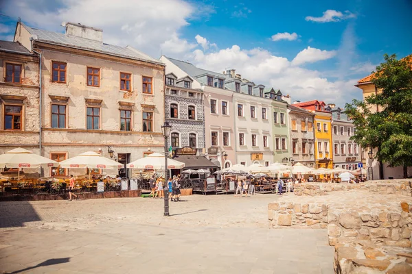 Lublin Polonia Agosto 2017 Calle Lublin Polonia — Foto de Stock