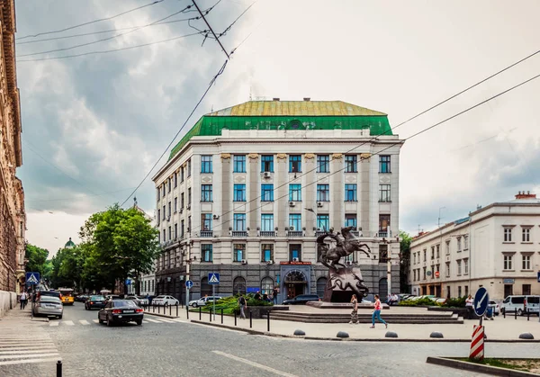 Λβιβ Ουκρανία Ιουνίου 2018 Μνημείο Στον Άγιο Γεώργιο Λβιβ — Φωτογραφία Αρχείου