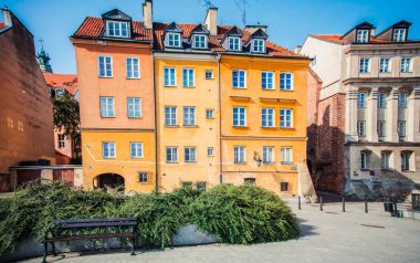 Varşova tarihi kent sokak, Polonya