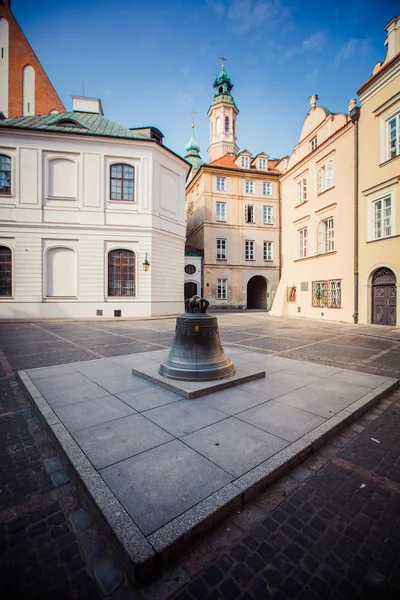 Warsaw Old Town Street Poland — Stock Photo, Image