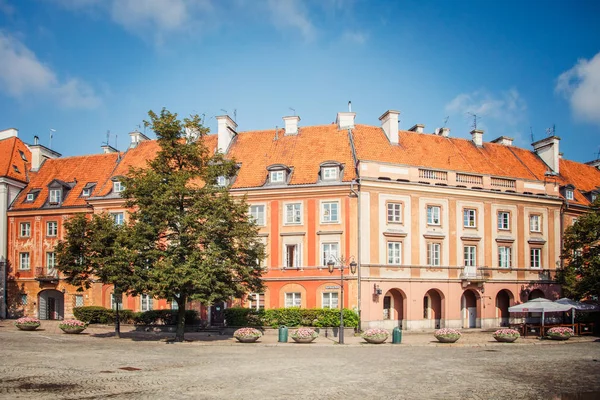 Warsaw Poland August 2017 Warsaw Old Town Street Poland — Stock Photo, Image