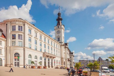 Varşova, Polonya - 21 Ağustos 2017: Jablonowski Palace, Varşova, Polonya