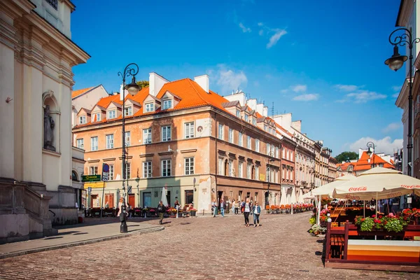 Varsovia Polonia Agosto 2017 Calle Varsovia Polonia —  Fotos de Stock