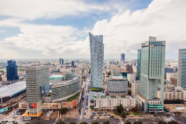  Görünüm Sarayı Kültür ve bilim, Varşova, Polonya 