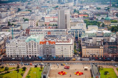  Görünüm Sarayı Kültür ve bilim, Varşova, Polonya 