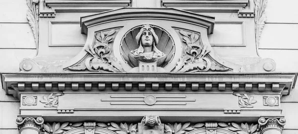 Closeup Ancient Building Lviv — Stock Photo, Image