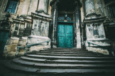 Lviv kilisede Dominik closeup