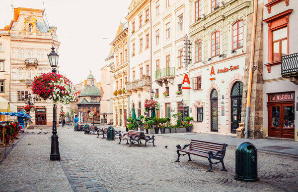 Lviv market square, Ukraine