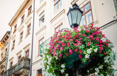 Lviv, Ukrayna pazar meydanında fener