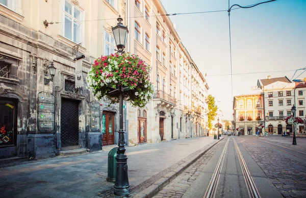 Lviv, Ukrayna pazar meydanında fener