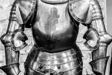 Lviv, Ukrayna - 21 Temmuz 2018: Lviv City Arsenal. İç. Sergi