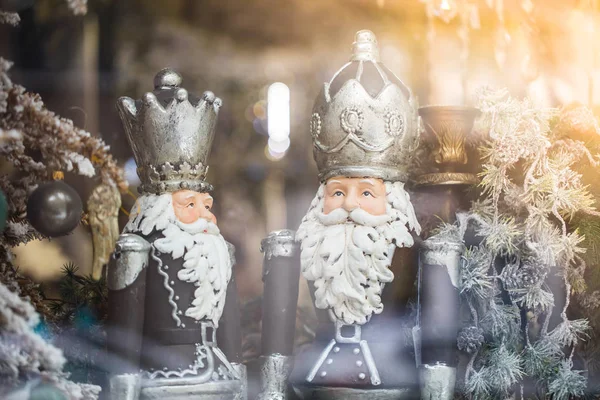 King christmas toy in shop window