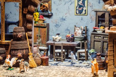 Doğum sahnesi Lviv, eski ev iç parçaları