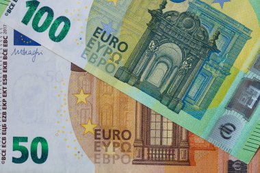 50 ve 100 Euro banknotlar