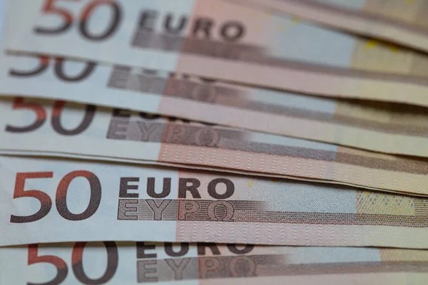 Wentylator Banknotów Euro — Zdjęcie stockowe