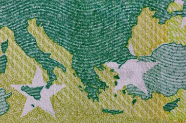 100 euro banknot closeup