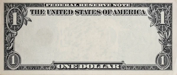 Granica Dolara Amerykańskiego Pustym Obszarem Środkowym — Zdjęcie stockowe
