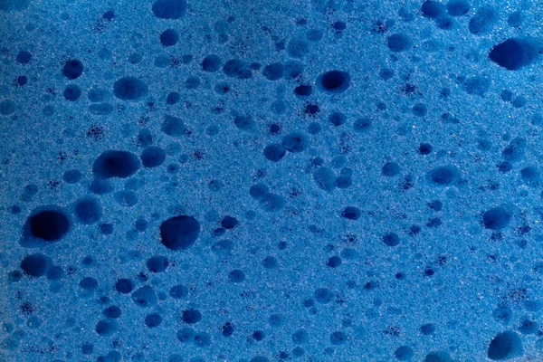 Niebieska Gąbka Wzór Tło Tekstura — Zdjęcie stockowe