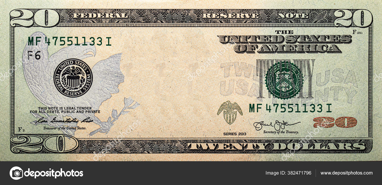 空中区20ドル札 — ストック編集用写真©Ruslan-Lytvyn#382471796