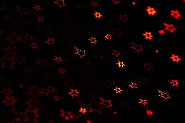 Rode Holografische Sterren Abstract Patroon Achtergrond — Stockfoto