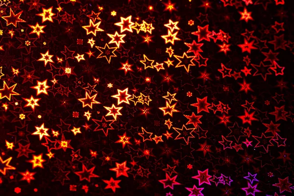 Червоні Голографічні Зірки Абстрактний Візерунковий Фон — стокове фото