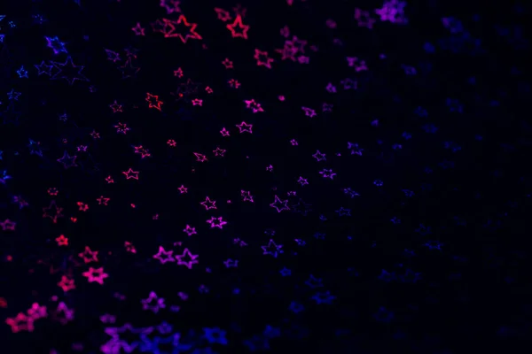Pembe Mor Mavi Holografik Yıldızlar Soyut Desenli Arkaplan — Stok fotoğraf