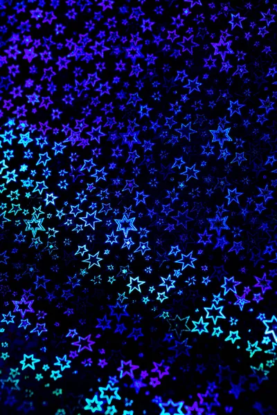 Estrellas Holográficas Azules Fondo Modelado Abstracto — Foto de Stock