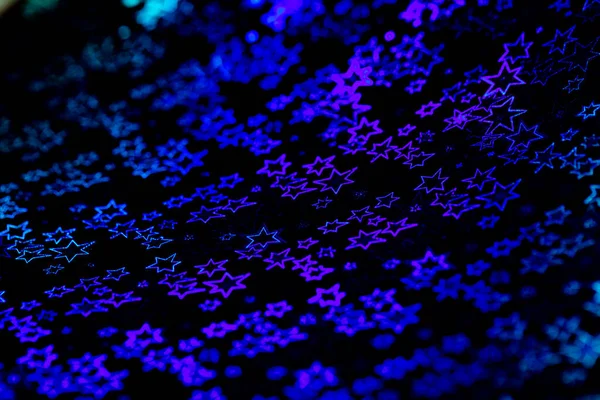 Estrellas Holográficas Azules Fondo Modelado Abstracto — Foto de Stock