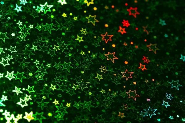 Verde Estrelas Holográficas Abstrato Fundo Modelado — Fotografia de Stock