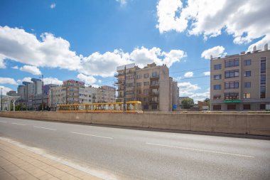 Lodz, Polonya - 7 Ağustos 2022: Polonya Leon Schiller kültür tarihi eser seyahat kavramı