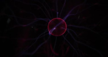 Elektrik akımlı ve lifli plazma küresi