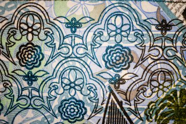 Banknote Üzerine Bir Riyal Yazıtı Macro Çekimi