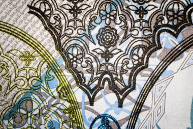 Banknote Üzerine Bir Riyal Yazıtı Macro Çekimi