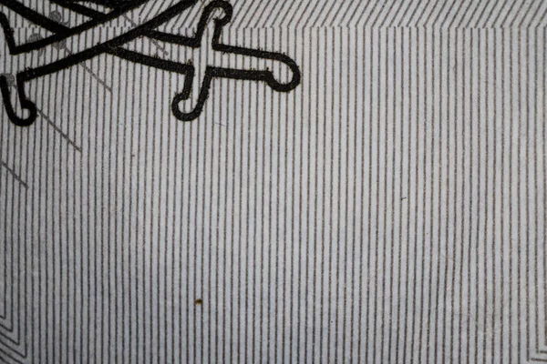 Banknote Üzerine Bir Riyal Yazıtı Macro Çekimi