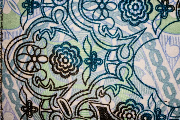 Banknote Üzerine Bir Riyal Yazıtı Macro Çekimi