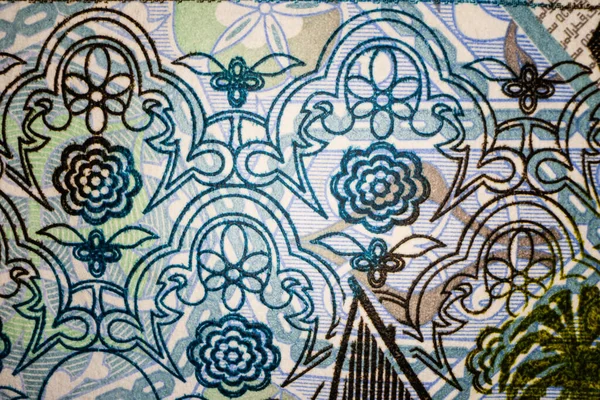 Banknote Üzerine Bir Riyal Yazıtı Macro Çekimi