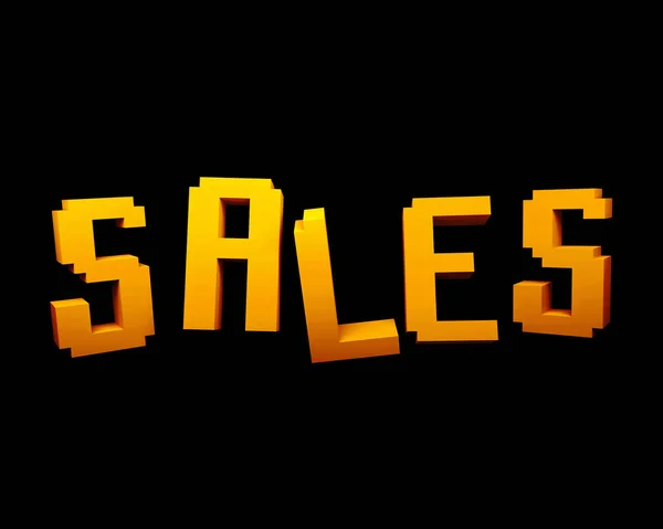 Satış sarı ve kırmızı renkli 3d üç boyutlu başlık sayfası