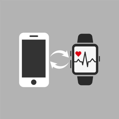 Akıllı saatler telefon veri aktarımı.