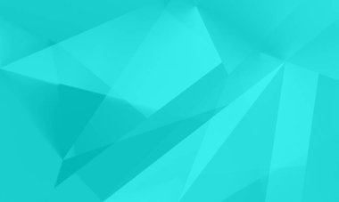 Soyut poligonal mozaik mavi veya mavi renk arka plan, boş zemin ile içerik için yer