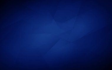 Koyu mavi soyut poligonal mozaik arka plan, yaratıcı tasarım şablonu