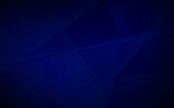 抽象的な暗いブルー多角形モザイク背景 創造的なデザイン テンプレート — ストック写真