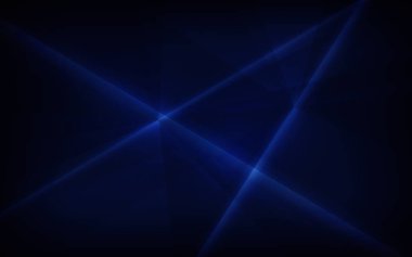 Koyu mavi arka plan illüstrasyon geometrik grafik elemanları ile