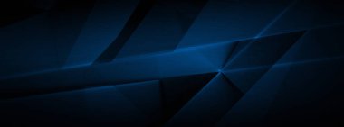 Geniş afiş için mavi koyu arka plan