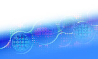 Açık fütüristik mavi arka plan illüstrasyon 