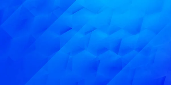 Kék Elvont Háttér Hatszögletű Elemekkel Digitális Illusztráció — Stock Fotó
