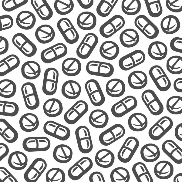 Achtergrond Pillen Capsules Vector — Stockvector