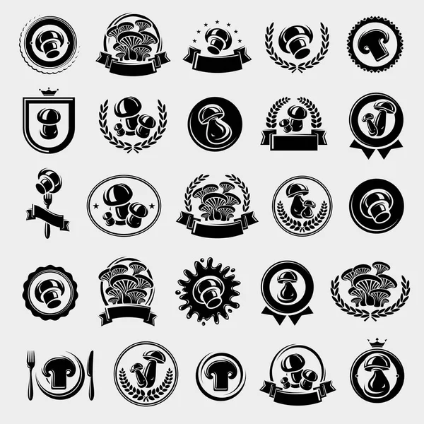 Set Etiquetas Iconos Setas Vector — Archivo Imágenes Vectoriales