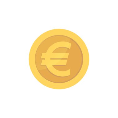 Parlak altın euro madeni para. Altın ekibimizi euro parlak sikke.