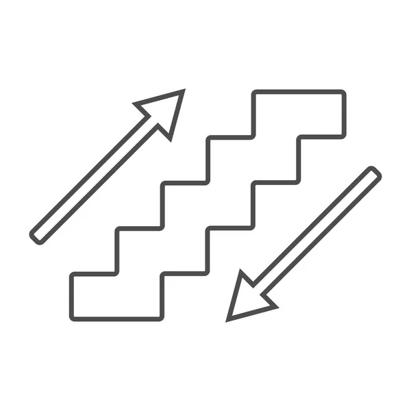 Treppen Symbol Treppen Schild — Stockvektor